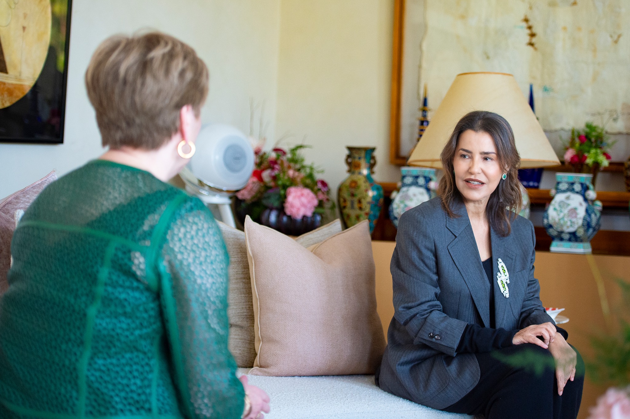 SAR la Princesse Lalla Meryem reçoit la présidente du 