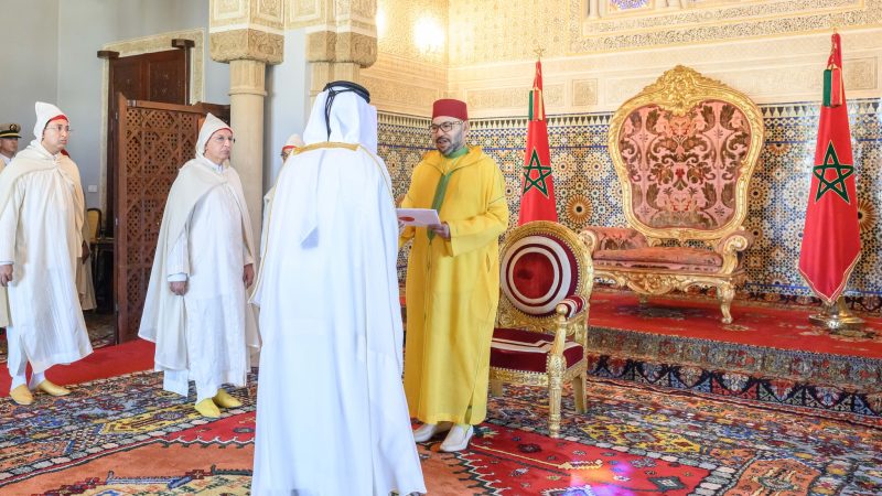 Sa Majesté le Roi Mohammed VI reçoit plusieurs ambassadeurs étrangers