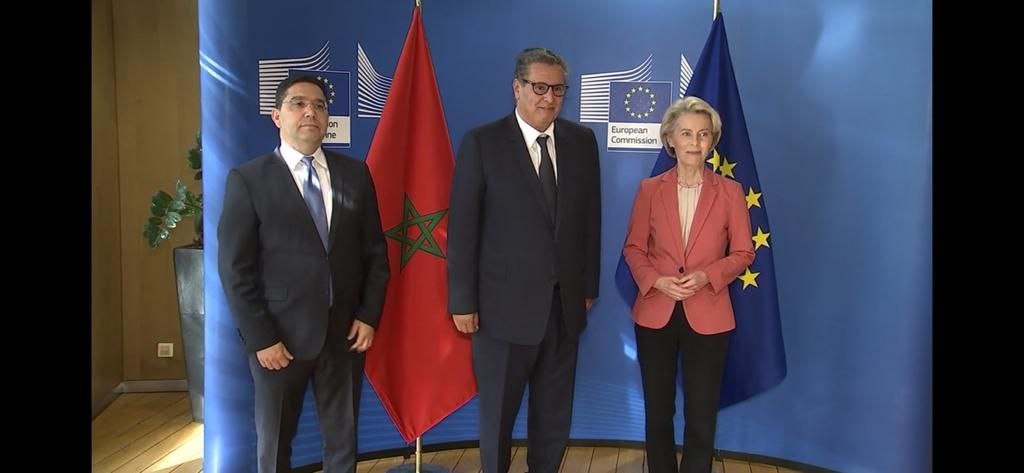 Aziz Akhannouch s’entretient à Bruxelles avec la Présidente de la Commission européenne