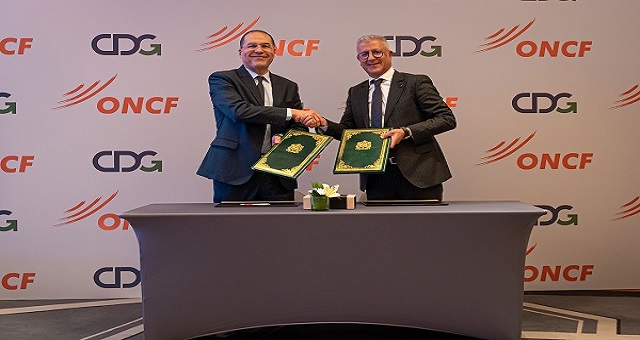 Rabat: La CDG et l’ONCF scellent un partenariat stratégique