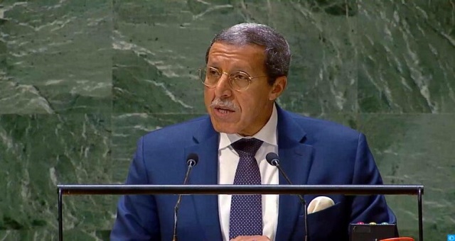 M. Hilale devant l’AG de l’ONU: Le Maroc, premier pays à acheminer une aide humanitaire terrestre aux populations de Gaza