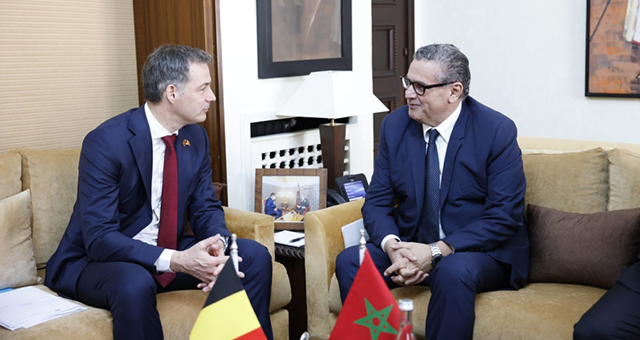 Le Premier ministre belge quitte le Maroc au terme d’une visite dans le Royaume