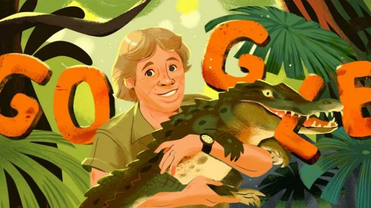 Google rend hommage à Steve Irwin
